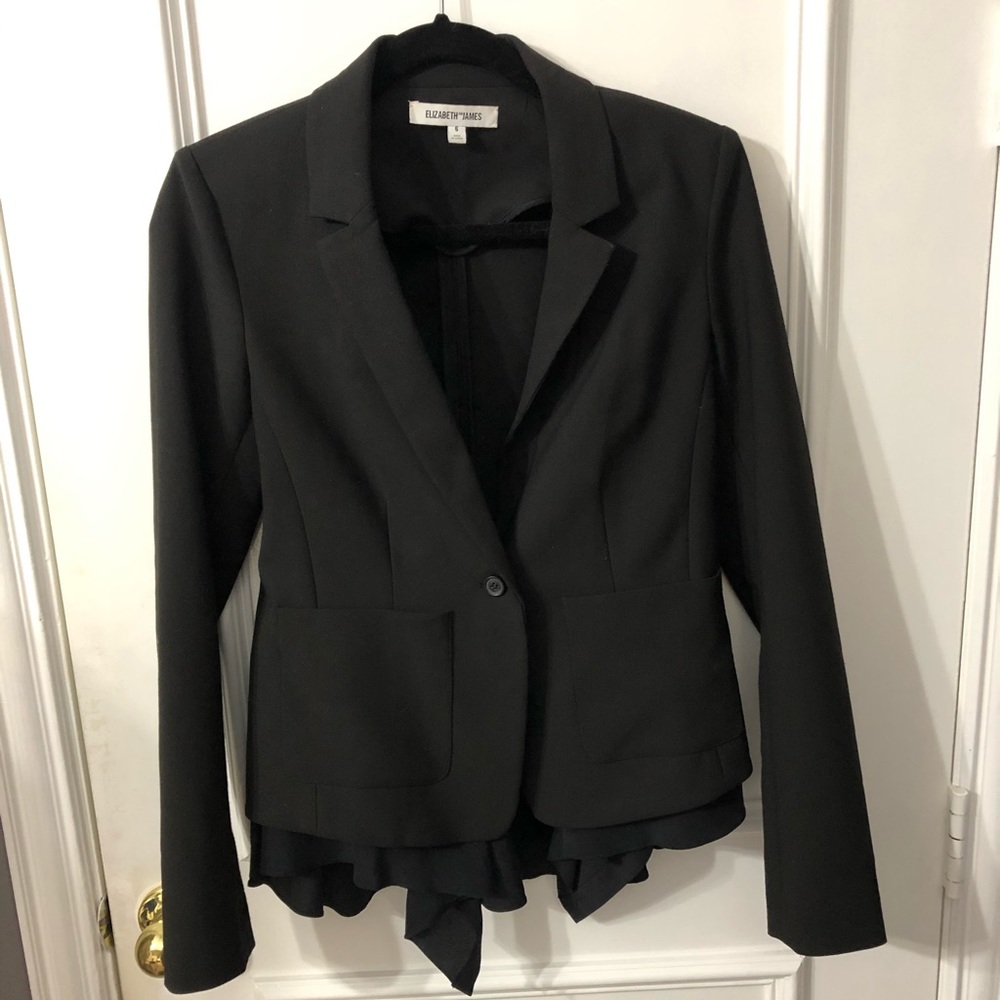 Elizabeth and James black blazer